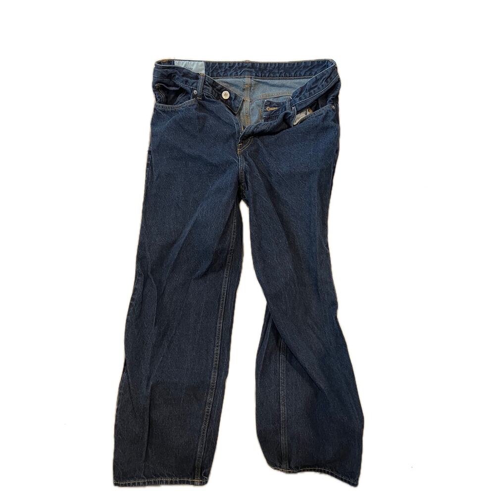 H&M Loose Blue Jeans Mens 33x32